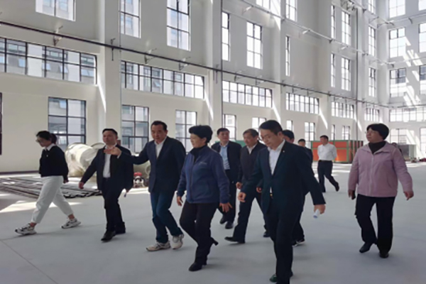 六安市政协副主席、舒城县委书记到安徽兴宝羽绒科技有限公司视察、参观指导工作